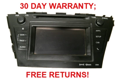 Toyota Prius V 2012-2014 pantalla radio pantalla 86140-47020 OEM Foto 1 de 4