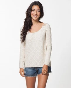 RIP CURL CAREFREE PULLOVER COTTON JUNIOR'S SWEATER SMALL code TT82 RP$59.50 NEW - Picture 1 of 2