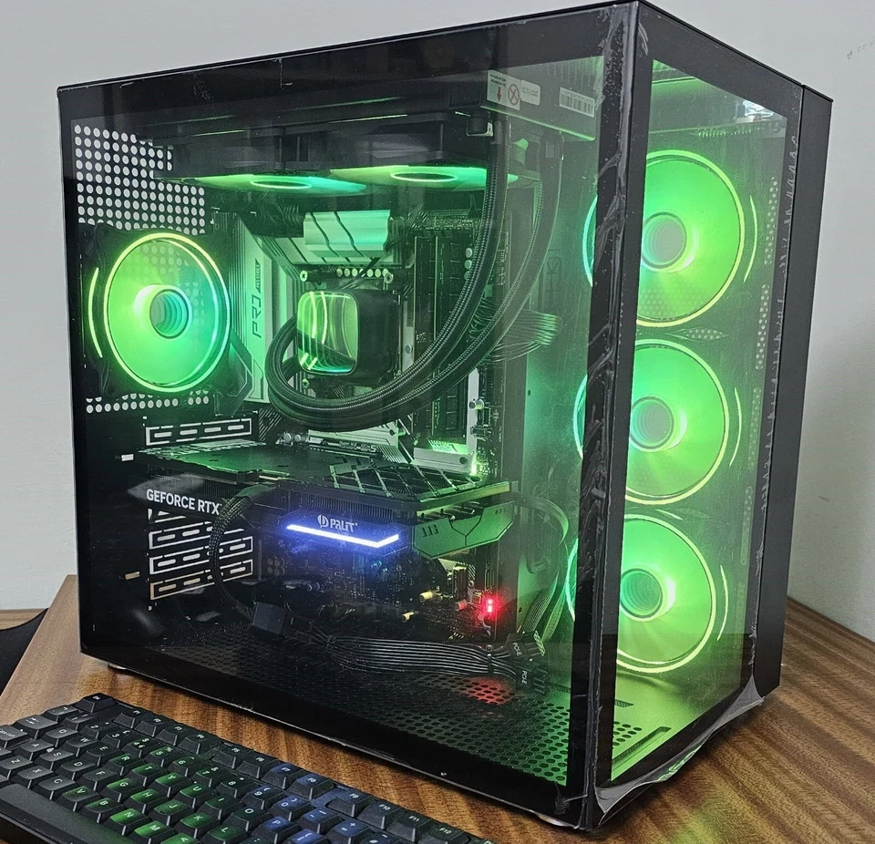 Custom PC: Intel i9 14900K + RTX 5060 Ti 16GB | 16-192GB DDR5 RAM | NVMe SSD | - Image 1 of 4