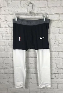 NEW Nike Pro NBA Player Issued 3/4 Compression Pants Size XXL Tall - Picture 1 of 3