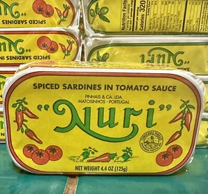 2 NURI Portuguese Sardines in Tomato Sauce Spicy 🌶️ - Picture 1 of 2