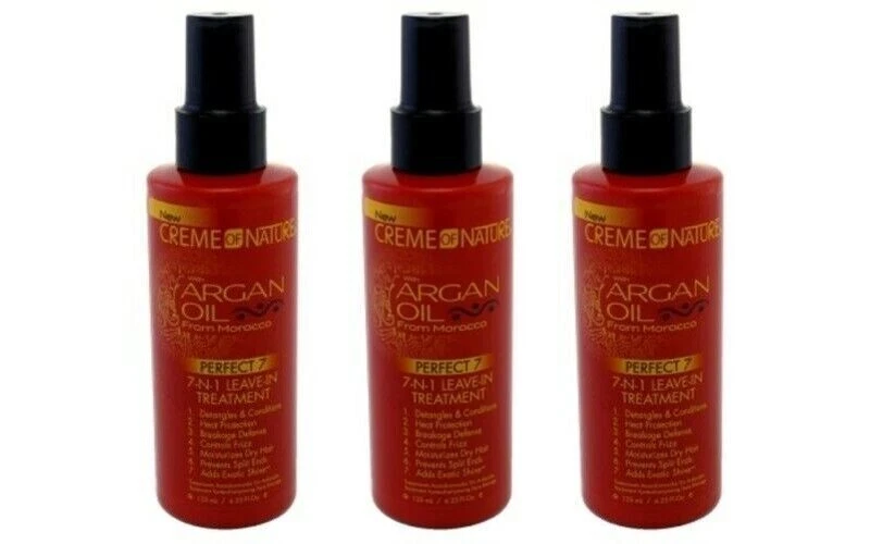 BL Creme Of Nature Argan Oil Leave-In 7-N-1 Treat. 4.23oz X 3 Counts - Image 1 of 1