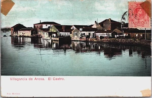 Postal España Villagarcia de Arosa EL Castro Vintage C198 - Imagen 1 de 2