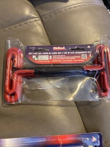 Eklind Tool 3/32" - 1/4" SAE T-Handle Hex Key Set 6 in. 8 pc. USA-NEW - Picture 1 of 4