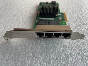 Dell THGMP/X8DHT Intel I350-T4 Quad Port Gigabit Ethernet Adapter H/p inc vat - Picture 1 of 1