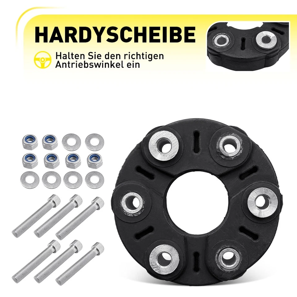 für BMW 1er E81 E87 3er E90 E91 X1 E84 5er F10 Gelenkscheibe Hardyscheibe Hinten - Bild 1 von 4