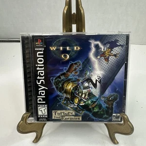 Wild 9 (Sony Playstation 1 1998) Black Label, CIB Complete w/ Manual - TESTED - Picture 1 of 4
