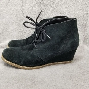 Michael by Michael Shannon Shoes Womens Size 7 Black Suede Ankle Boots *Read* - Picture 1 of 11