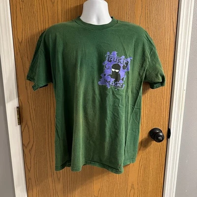 Used Vintage Public Image XL Green T Shirt - Image 1 of 4