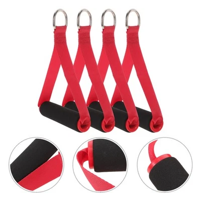  Impugnature per esercizi professionali da 4 pezzi Maniglia per trazione con - Image 1 of 4