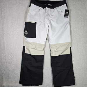 $ 225 Under Armour Expanse Vista Herren XL Ski Schnee Sturm Hose schwarz weiß 40x32 - Bild 1 von 13