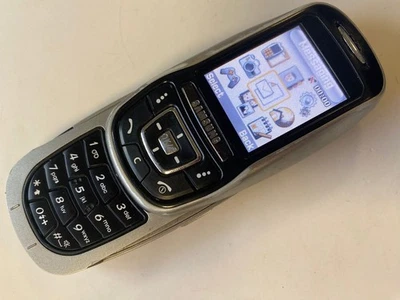 Samsung E350 (SGH-E350E) Mobile Phone UNLOCKED Rare Retro 2000's Slider - Silver - Image 1 of 4