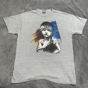 Vintage 1986 Les Miserables Shirt XL 46-48 Hanes Made In USA Officially Licensed - Bild 1 von 18