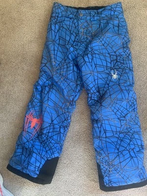 Spyder Big Boys Youth Spider-Man  Youth Snowfboard Pants size 10. - Image 1 of 4