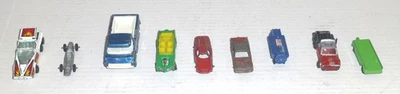 Lot of 9 Vintage DieCast Cars in Poor Condition, Monkees, Tootsietoy PLEASE READ - Image 1 of 4