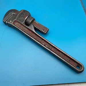 Vintage Erie Tool Works 10" PIPEMASTER verstellbare Rohrzange 1/8 bis 1-1/2" PA, USA - Bild 1 von 3