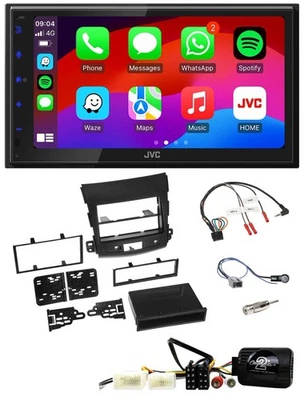 JVC Bluetooth USB Lenkrad 2DIN DAB Autoradio für Mitsubishi 2007-2010 Outlander - Bild 1 von 4