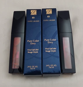 2 Estee Lauder Pure Color envy vinyl lipcolor SHOCK 03 lip gloss NIB - Picture 1 of 2
