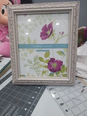 Marco de fotos Laura Ashley 8x10 texturizado nuevo con etiqueta Foto 1 de 3