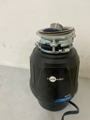 InSinkErator 79848K-ISE Contractor 3/4 HP Garbage Disposal, Stainless Steel, Cor - Image 1 of 3