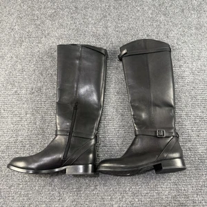 Botas Antonio Melani Mujer Talla 6 Cuero Alto Equitación Ecuestre Cremallera Hebilla - Imagen 1 de 13