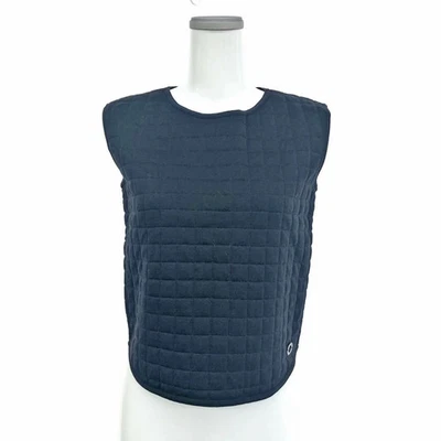 香奈儿背心尺寸:42 P15527V00751 海军蓝棉女士绗缝巧克力棒 — 第 1/4 张图片