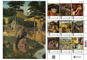 Ukraine 2024, Painting, Jheronimus Bosch, sheet 9v - Picture 1 of 1