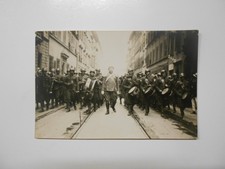CARTOLINA TOSCANA FIRENZE VIA CAVOUR FUNERALE GENERALE FRANCHINO 1930