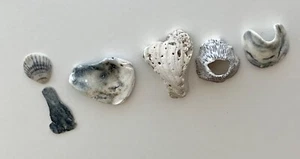 Natürliche Buchstabenform "I ❤️ YOU" Strand Muscheln Kunst Handwerk Muschel Jubiläum USA - Bild 1 von 11