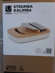 BRAND NEW UMBRA STRUMBA Kalimba WHT/NAT - Picture 1 of 3