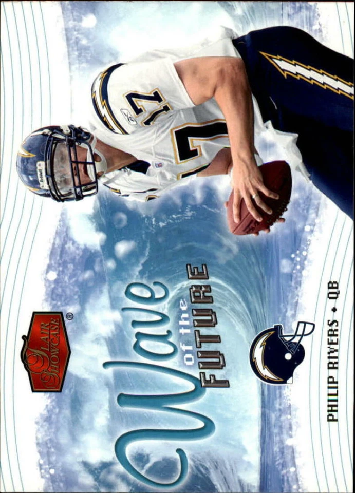 2006 Flair Showcase Wave of the Future #WOTF21 Philip Rivers  - Image 1 of 1
