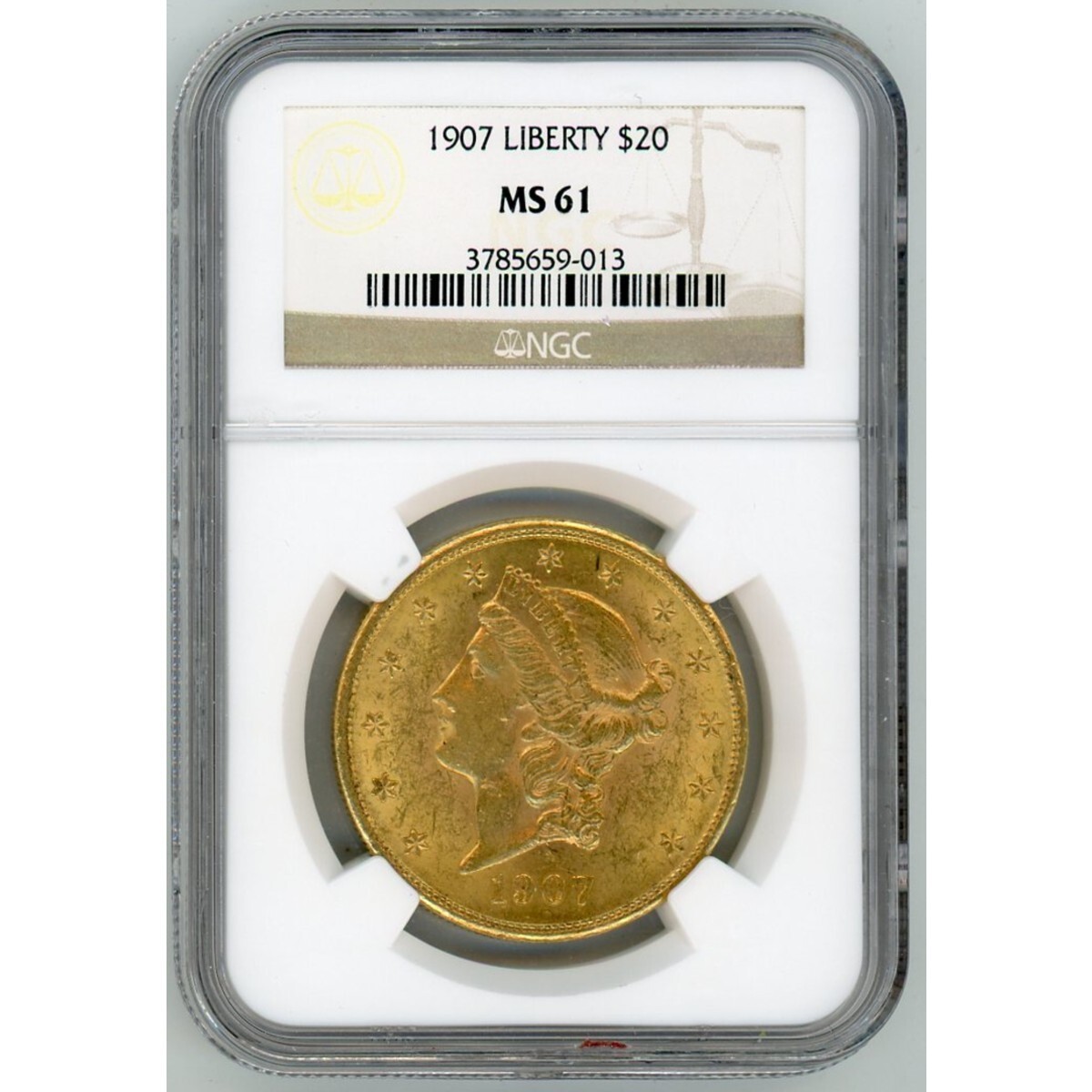 USA (米） リバティーヘッド　20ドル　金貨　(1884) NGC MS61 MS 61 Graded Double Eagle $20 US Gold Coins (Pre - 1933) for