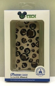 DISNEY PARKS D-TECH Mickey iPhone 5 Case Brown Black NEW NIB - Picture 1 of 2
