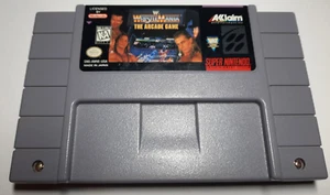 WWF Wrestlemania Arcade Game (Super Nintendo) Authentic, Tested, Working! - Picture 1 of 4