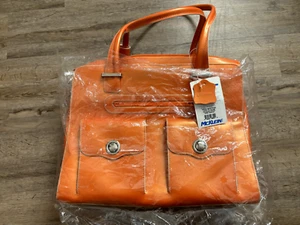 McKlein Ladies Verona 96620 Leather 15.6" Fly-Through Briefcase - Picture 1 of 5