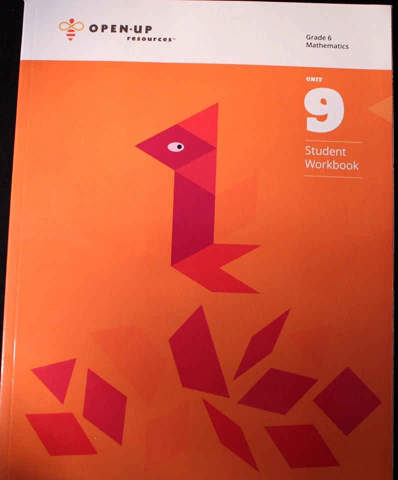 Open Up Resources Mathematics Grade 6 Student Workbook Unit 9 - Image 1 of 1
