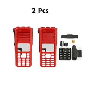 2Set Czerwony wymienny zestaw naprawczy Obudowa obudowy do radia dwukierunkowego XPR7550 - Zdjęcie 1 z 4