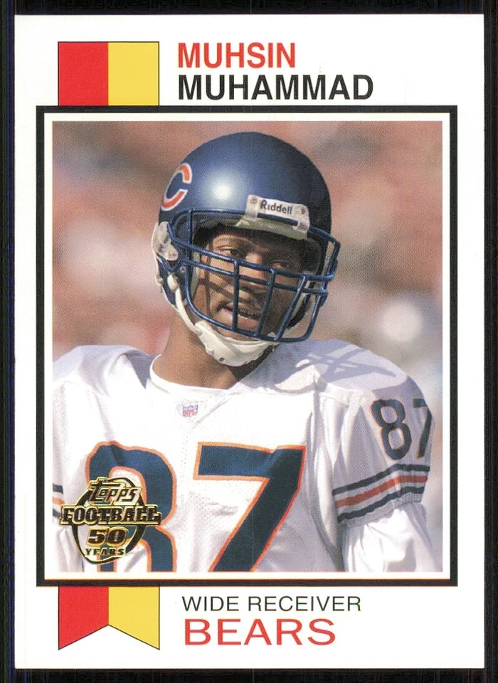 2005 Topps Throwbacks #TB18 Muhsin Muhammad - Image 1 of 2