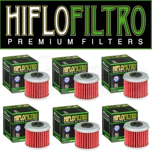 HONDA HIFLO OIL FILTERS HF116 CRF150 CRF 250 CRF450 X 6 - Picture 1 of 1