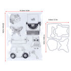 Clear Stamps Clear Imprint Typewriter Car Owl Pattern Card Making Stamps Kit Tpg