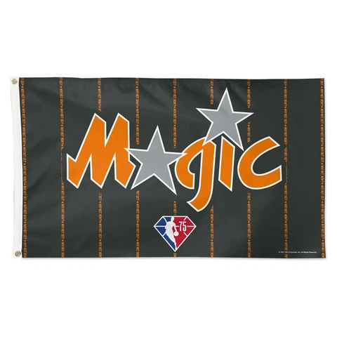 ORLANDO MAGIC CITY NBA 75TH ANNIVERSARY 3'X5' DELUXE FLAG NEW WINCRAFT 👀 Cover
