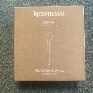 Nespresso View Collection  Spoon Set of 6 SMALL Espresso Spoons Stainless NIB - Picture 1 of 4