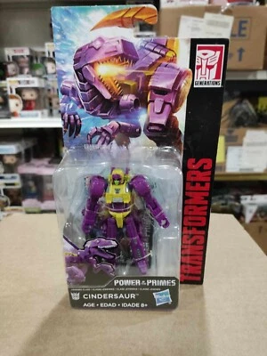 Transformers Power of the Primes Legends Class Cindersaur Figure NEW - Image 1 of 4