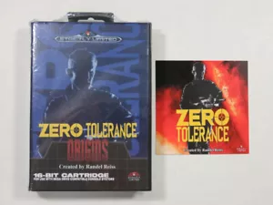 ZERO TOLERANCE ORIGINS +CARD STRICTLY LIMITED GAMES (1500EX!) MEGADRIVE PAL (NEU - Photo 1/5