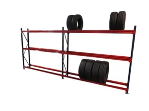 1x Weitspannregal Typ 40, Reifenregal für 72 Reifen - 4,60m Lang - Bild 1 von 2
