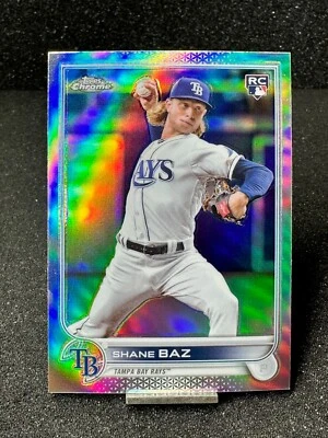 2022 Topps Chrome Sonic  SHANE BAZ  RC  Refractor  #201 - Image 1 of 2
