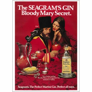 1975 Seagrams: Bloody Mary Secret Vintage Print Ad - Bild 1 von 1