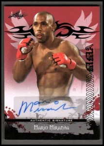 2010 Leaf MMA Autographs Red #AUMM1 Mario Miranda Auto - NM-MT - Picture 1 of 2