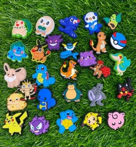 Konvolut 10 Pokemon Themen Schuh Charms. Kompatibel mit Crocs. - Bild 1 von 1