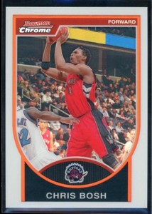 2007 Bowman Chrome Chris Bosh Refractor /299 #4 Toranto Raptors